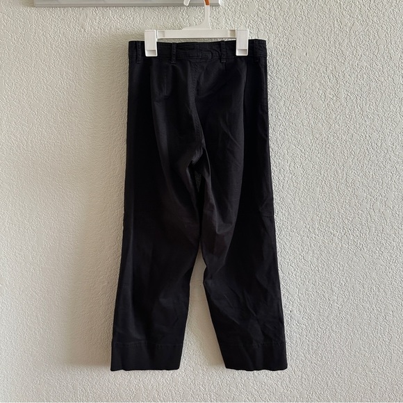 Everlane Women’s Black Dark Charcoal Baggy Wide Leg Pants Trousers Size 26 - Picture 4 of 9